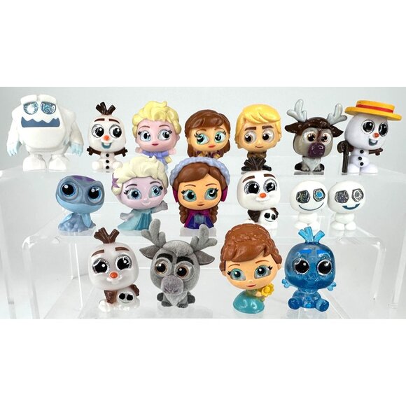 Disney Doorables FROZEN Set of 17 Series 4 5 6 7  Elsa Anna Olaf Marshmallow NEW - Picture 1 of 16